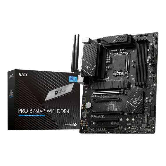 Obrázok pre MSI PRO B760-P WIFI DDR4 základní deska Intel B760 LGA 1700 ATX