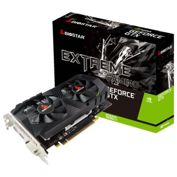 Obrázok pre Biostar GeForce GTX1050Ti NVIDIA GeForce GTX 1050 Ti 4 GB GDDR5