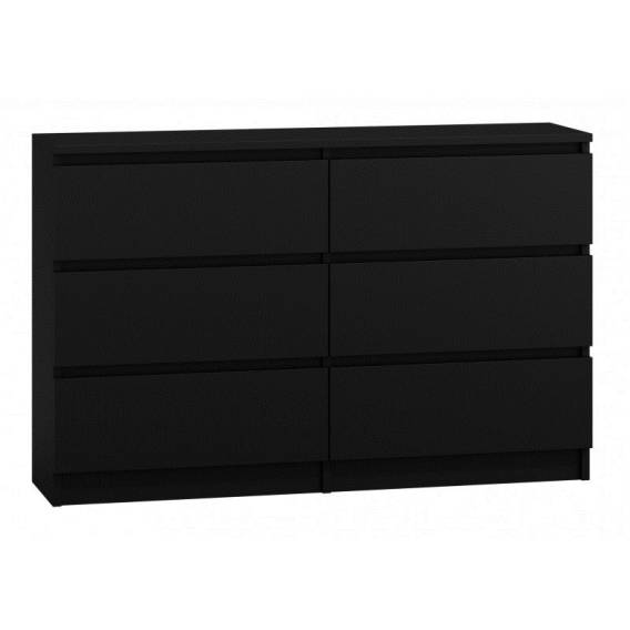 Obrázok pre Topeshop M6 120 CZERŃ komoda