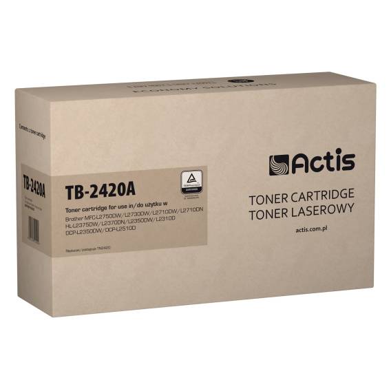 Obrázok pre Actis Toner TB-2420A pro tiskárny Brother; náhradní toner Brother TN-2420A; Supreme; 3000 stran; černý)