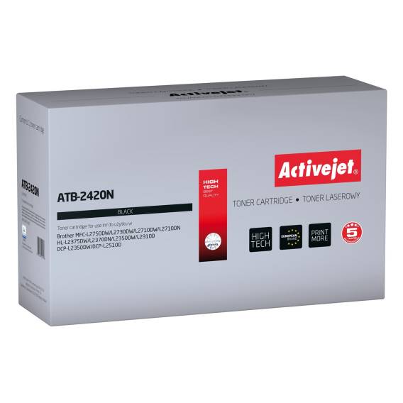 Obrázok pre Activejet ATB-2420N toner pro tiskárny Brother; náhrada za Brother TN-2420A; Supreme; 3000 stran; černý)