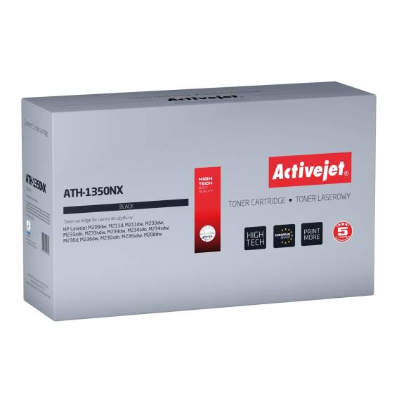 Obrázok pre Activejet ATH-1350NX Toner pro tiskárny HP; Náhradní toner HP W1350X; HP135X, HP 135X Supreme; 2400 stran; černý s čipem