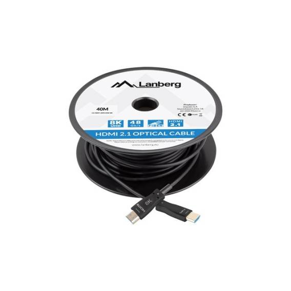 Obrázok pre LANBERG KABEL HDMI M/M V2.1 40M 8K OPTICKÝ AOC