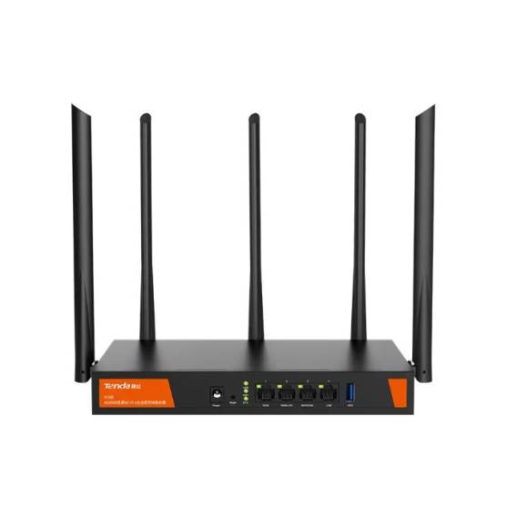 Obrázok pre Tenda W30E AX3000 bezdrátový router Gigabit Ethernet Dvoupásmový (2,4 GHz / 5 GHz) Černá