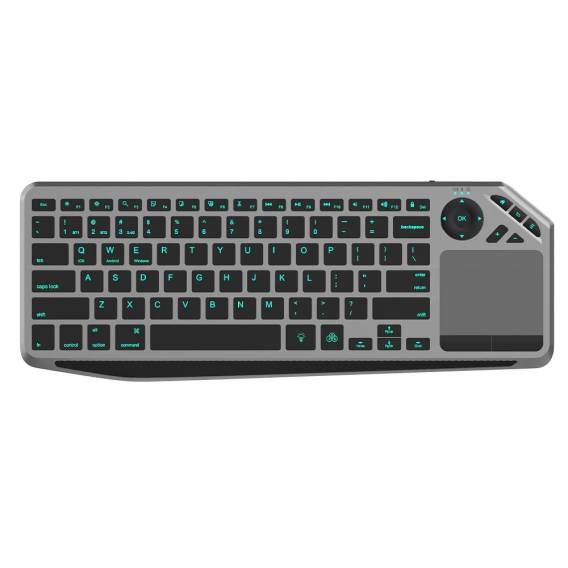 Obrázok pre Techly ICTB9801TB klávesnice Univerzální RF bezdrátové + Bluetooth QWERTY Americká angličtina Černá