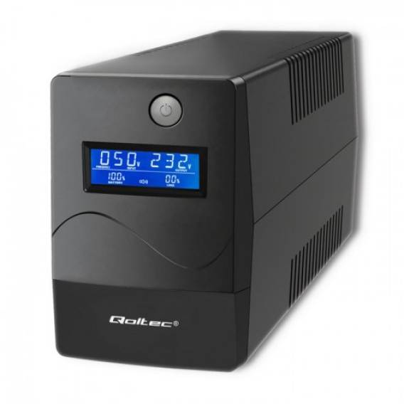 Obrázok pre Qoltec Monolith zdroj nepřerušovaného napětí S dvojitou konverzí (online) 0,45 kVA 240 W 2 AC zásuvky / AC zásuvek