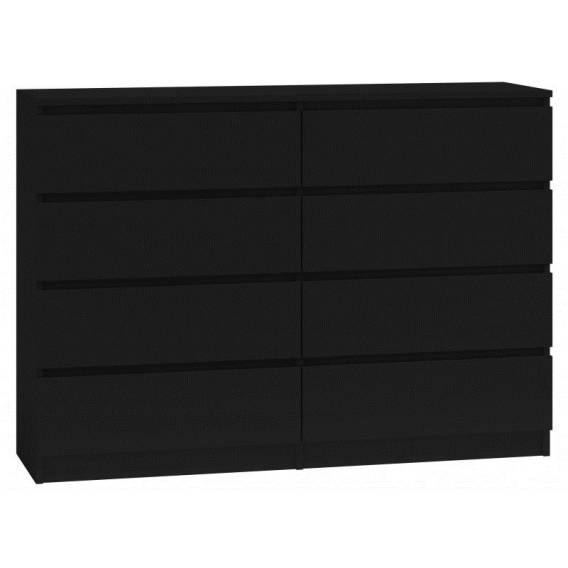Obrázok pre Topeshop M8 140 CZERŃ komoda