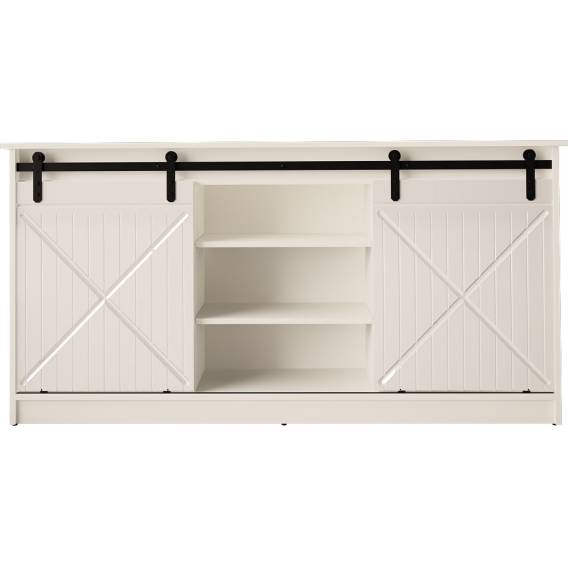 Obrázok pre Komoda 160x80x35 GRANERO bílá/lesklá bílá