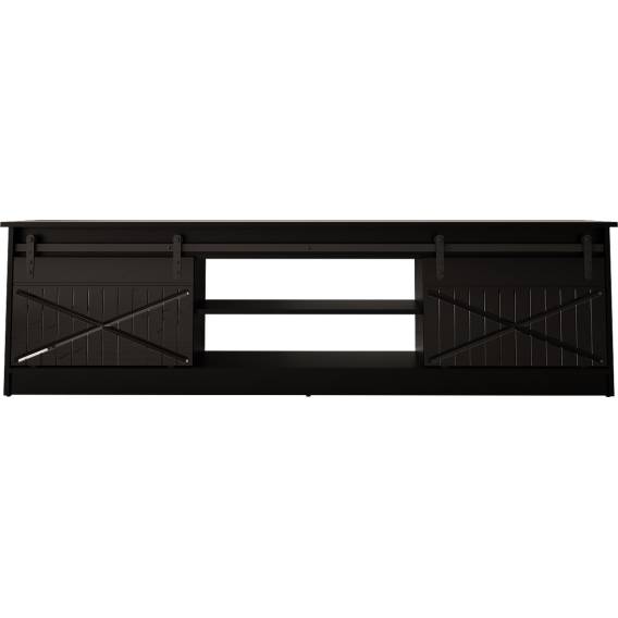 Obrázok pre RTV GRANERO 200x56,7x35 černá/černý lesk skříňka