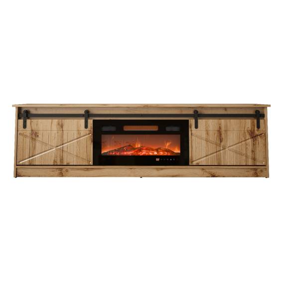 Obrázok pre RTV GRANERO + krbová skříň 200x56,7x35 dub wotan
