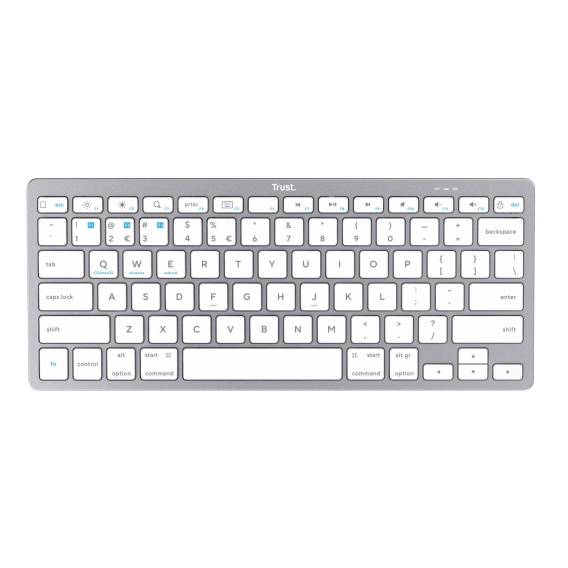 Obrázok pre Bezdrátová klávesnice Trust Basic IS Silver (24651)