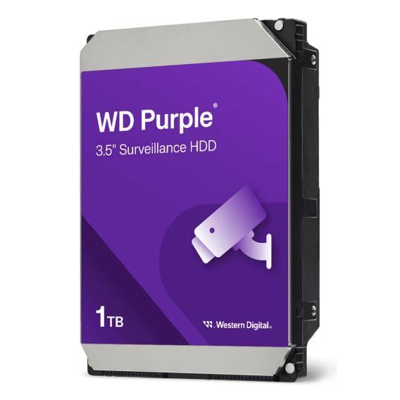 Obrázok pre Western Digital Purple vnitřní pevný disk 1 TB 5400 ot/min 64 MB 3.5" Serial ATA III