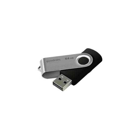 Obrázok pre Goodram UTS2 USB paměť 64 GB USB Typ-A 2.0 Černá, Stříbrná