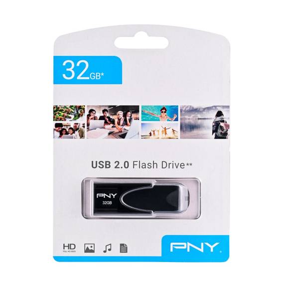Obrázok pre PNY Attaché 4 2.0 32GB USB paměť USB Typ-A Černá