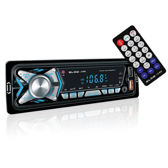 Obrázok pre BLOW X-PRO MP3/USB/micro USB/BLUETOOTH rádio Auto Černá