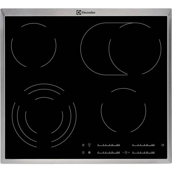 Obrázok pre Electrolux EHF46547XK Černá Vestavěné Keramický 4 zóna/zón