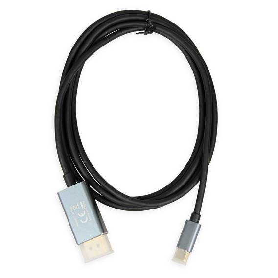 Obrázok pre iBox ITVCDP4K adaptér k video kabelům 1,8 m USB typu C DisplayPort Černá
