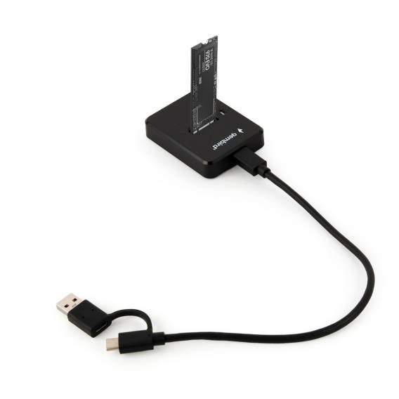 Obrázok pre Gembird DD-U3M2 dokovací stanice pro úložná zařízení USB 3.2 Gen 1 (3.1 Gen 1) Type-C Černá