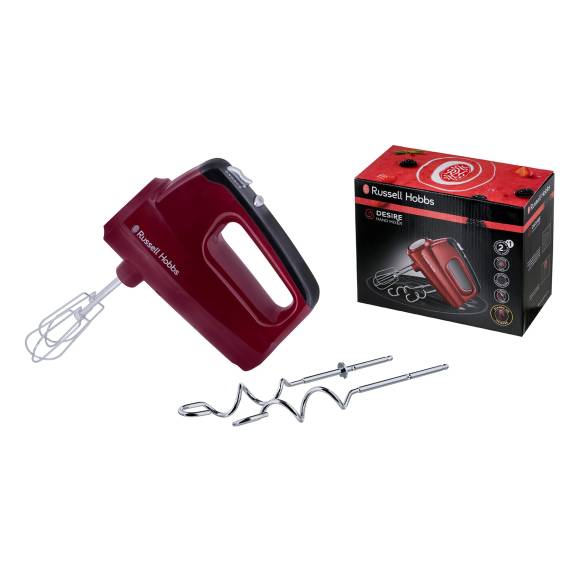 Obrázok pre Russell Hobbs 24670-56 mixér Ruční mixér 350 W Červená