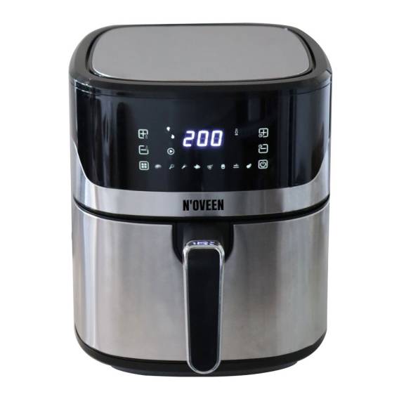 Obrázok pre Horkovzdušná fritéza NOVEEN AF550 6,5 l 1600 W Černá, Stříbrná