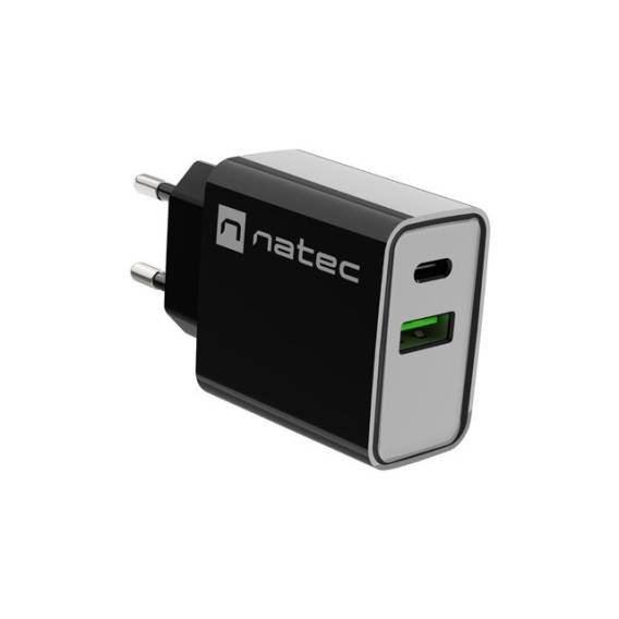 Obrázok pre NATEC SÍŤOVÁ NABÍJEČKA RIBERA USB-A+USB-C 20W PD