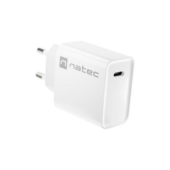 Obrázok pre NATEC SÍŤOVÁ NABÍJEČKA RIBERA USB-C 20W PD BÍLÝ
