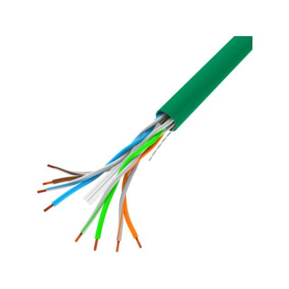 Obrázok pre LANBERG UTP KABEL 1GB/S 305M DRÁT CCA ZELENÝ