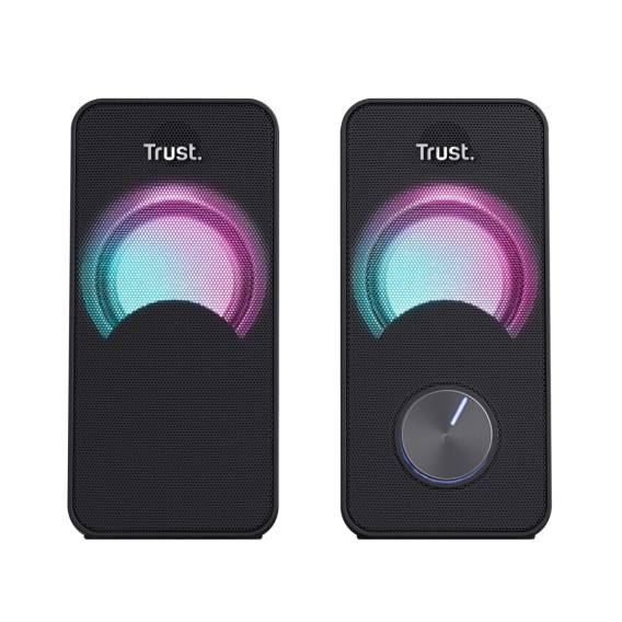 Obrázok pre Trust Arys - Sada reproduktorů 2.0 s RGB LED podsvícením (černá)