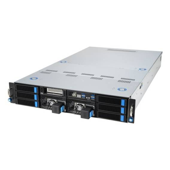 Obrázok pre ASUS 90SF0251-M004X0 barebone server Intel C741 Rack (2U) Černá, Ocel