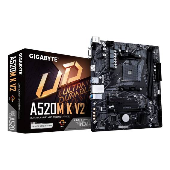 Obrázok pre GIGABYTE A520M K V2 základní deska AMD A520 Socket AM4 Micro ATX