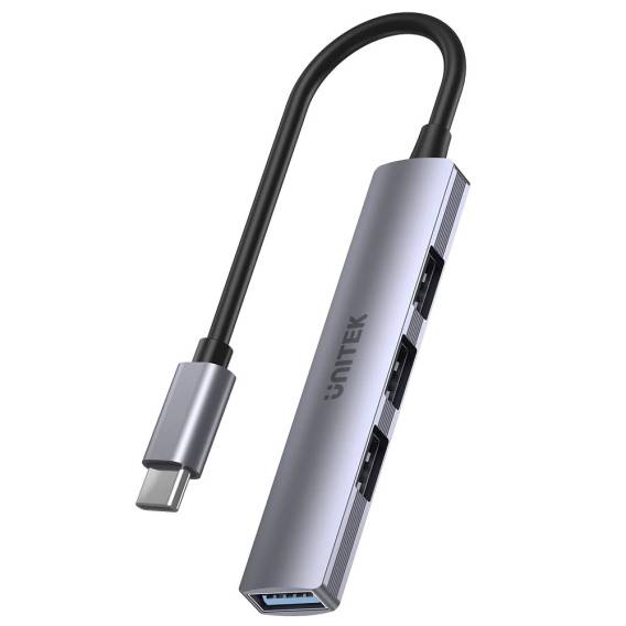 Obrázok pre HUB Unitek H1208B USB-C / 3x USB-A 2.0, USB-A 3.0