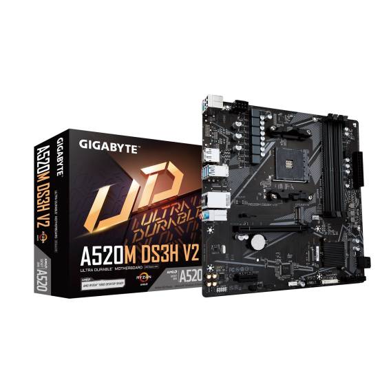 Obrázok pre GIGABYTE A520M DS3H V2 základní deska Socket AM4 Micro ATX