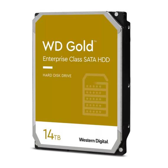 Obrázok pre Western Digital Gold WD142KRYZ vnitřní pevný disk 14 TB 7200 ot/min 512 MB 3.5" Serial ATA III