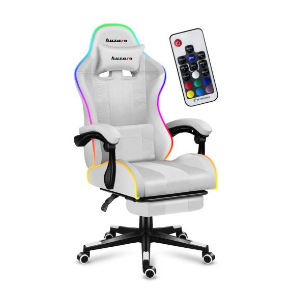Obrázok pre HERNÍ ŽIDLE HUZARO FORCE 4.7 RGB White