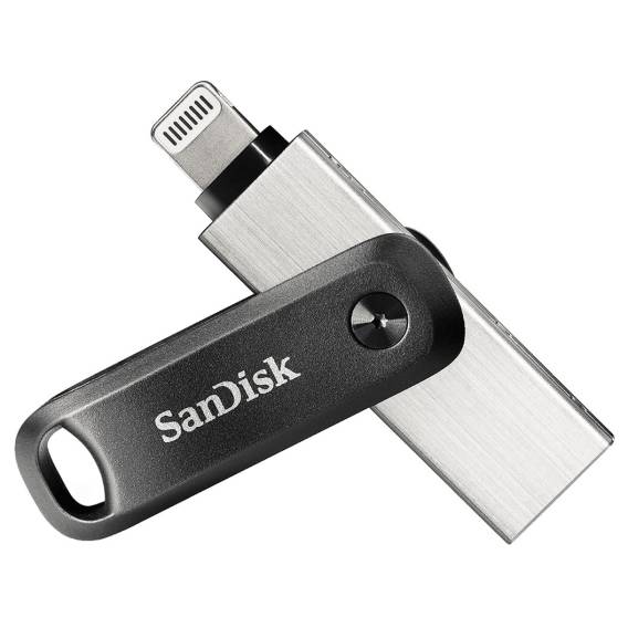Obrázok pre SanDisk iXpand USB paměť 64 GB USB Type-A / Lightning 3.2 Gen 2 (3.1 Gen 2) Černá, Stříbrná