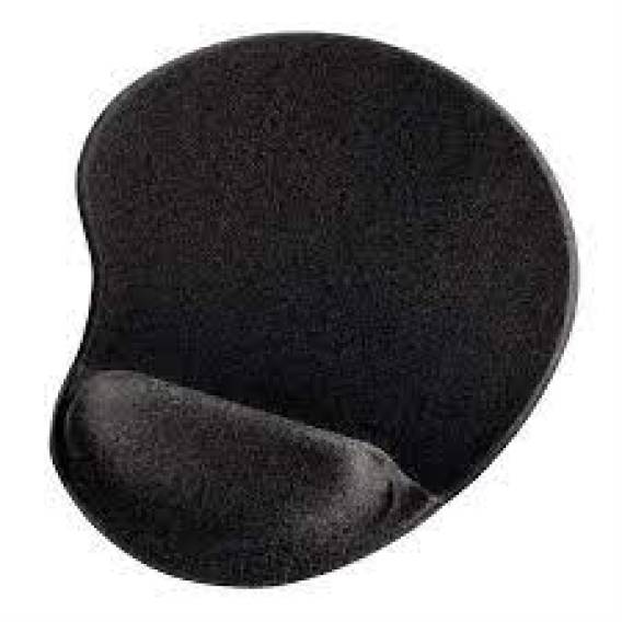 Obrázok pre Hama ergonomická gélová podložka pod myš, čierna