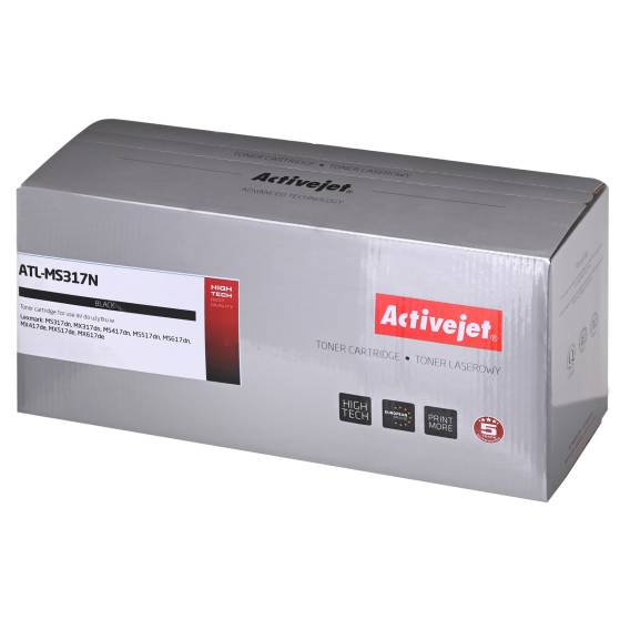 Obrázok pre Activejet toner ATL-MS317N pro Lexmark; náhradní toner Lexmark 51B2000, Supreme; 2500 stran; černý)