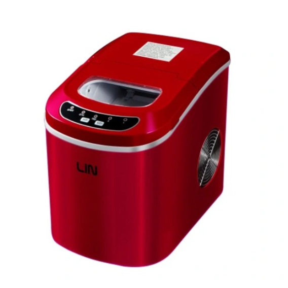 Obrázok pre Přenosný výrobník ledových kostek LIN ICE PRO-R12 červený