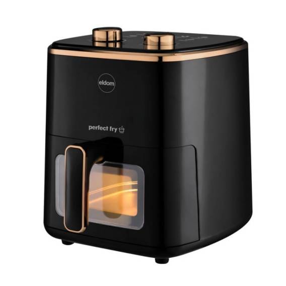 Obrázok pre ELDOM FRITTA fat-free fryer capacity 5.0 l adjustable temp. clock 1500 W Samostarný 5 l Samostatné Horkovzdušná fritéza Černá