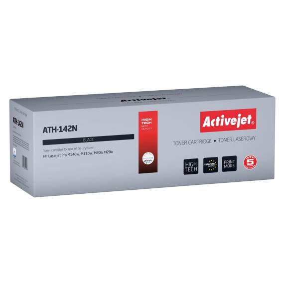 Obrázok pre Activejet ATH-142N toner pro tiskárny HP, Náhradní toner HP 142A W1420A; Supreme; 950 stran; černý