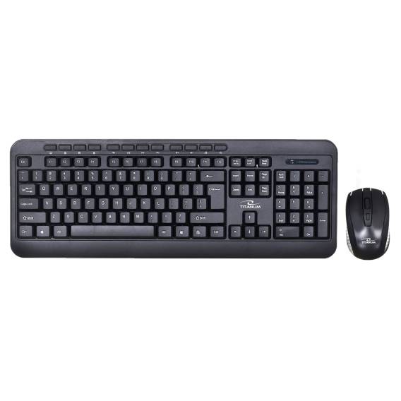 Obrázok pre TITANUM TK109 Bezdrátová sada  - USB klávesnice + myš Černá