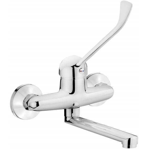 Obrázok pre Wall-mounted washbasin mixer with lever Clinic