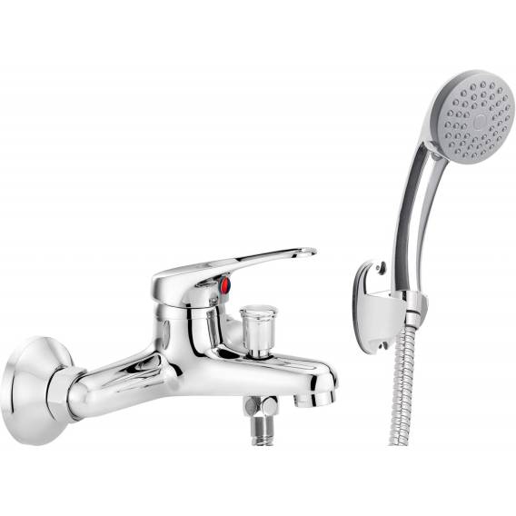 Obrázok pre Wall-mounted bathtub mixer with shower set