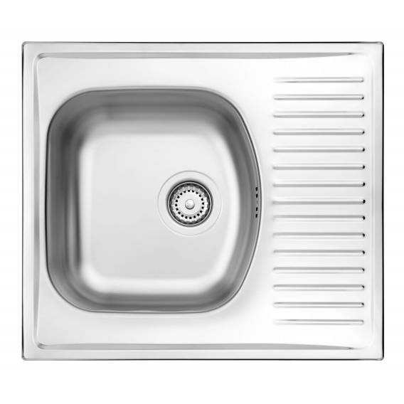 Obrázok pre 1-bowl steel sink with drainer
