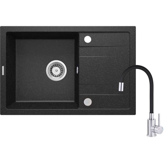 Obrázok pre Granite sink with faucet with flexible spout