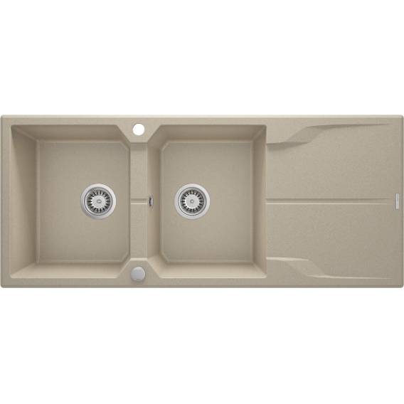 Obrázok pre Granite 2-bowl sink with drainer