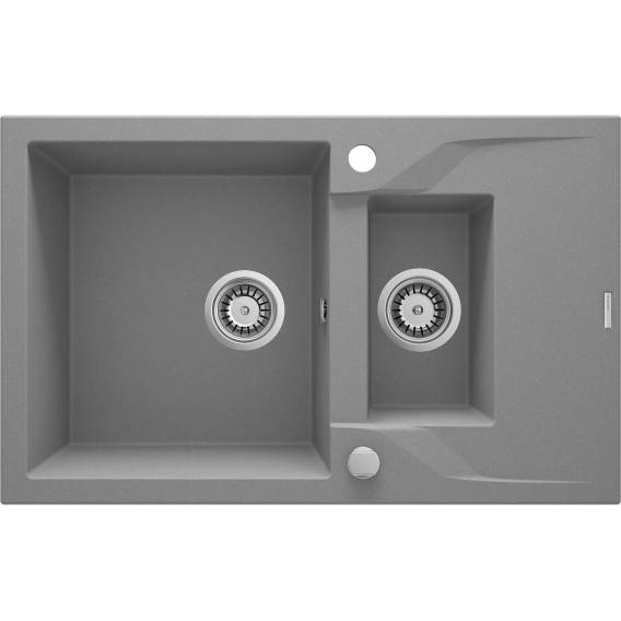 Obrázok pre 1.5-bowl granite sink with drainer