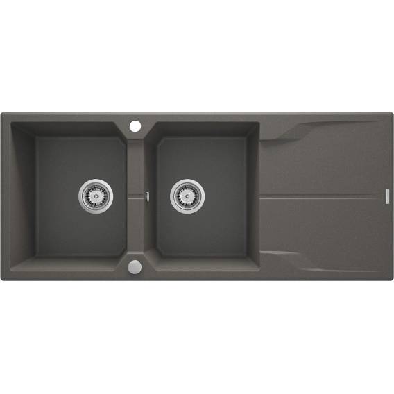 Obrázok pre 2-bowl granite sink with drainer