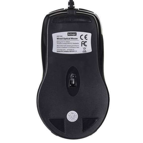 Obrázok pre Activejet AMY-083 myš USB Typ-A Optický 1000 DPI Pro praváky i leváky