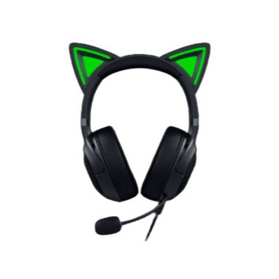 Obrázok pre Razer Kraken Kitty V2 Sluchátka s mikrofonem Kabel Přes hlavu Hraní USB Typ-A Černá